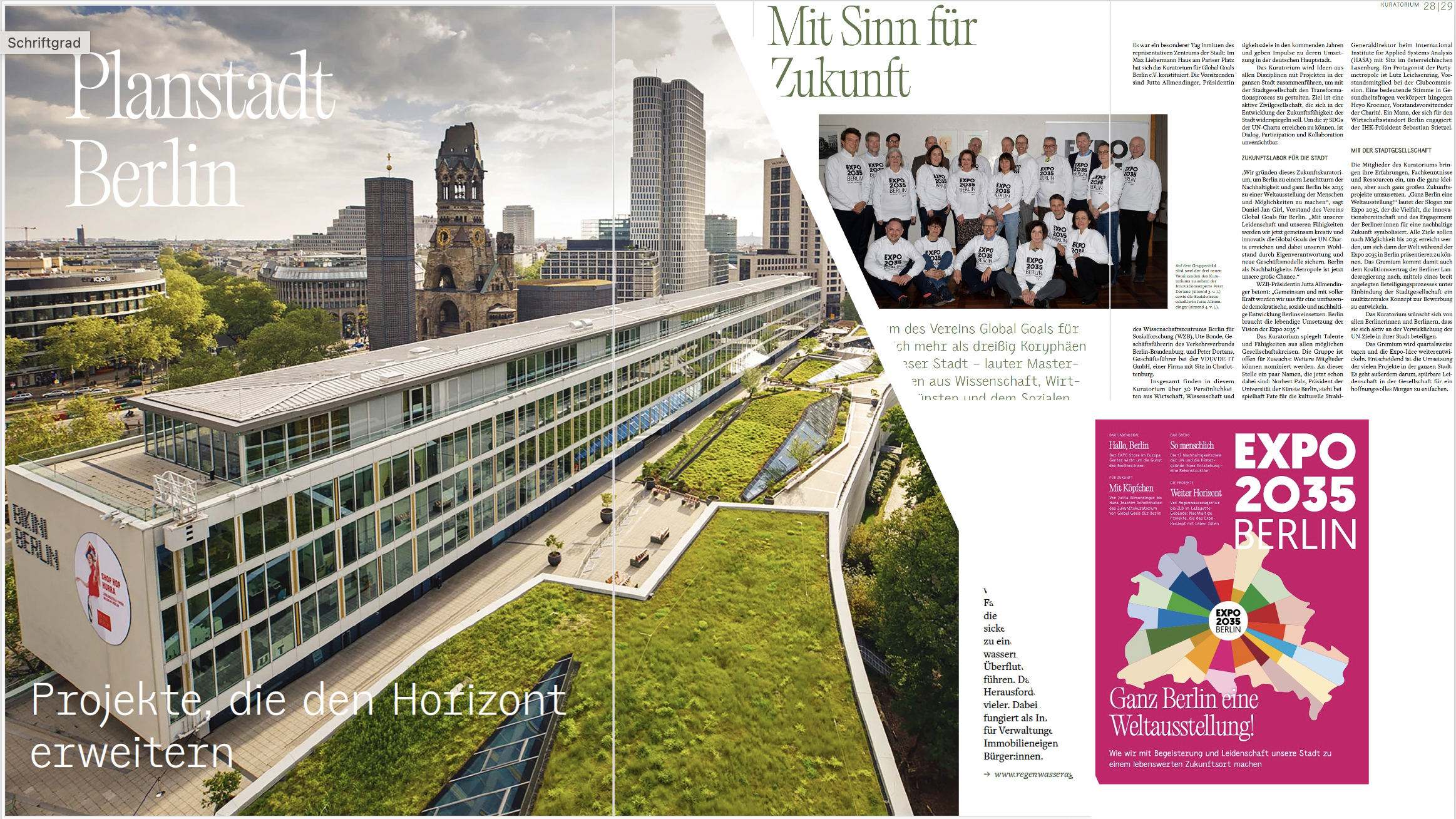 EXPO 2035: die neue Ausgabe ist da!